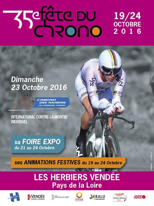 Retrouvez nous sur la foire du Chrono des Herbiers 85 du 21/10/2016 au 24/10/201…